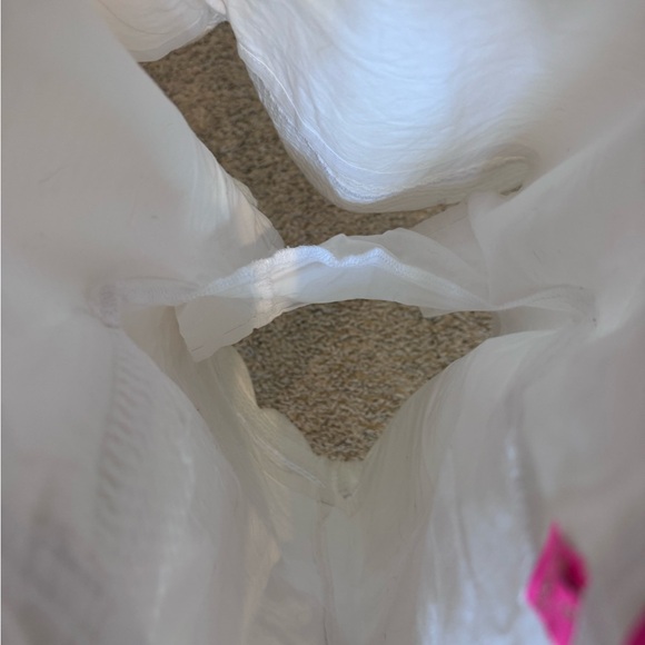 NWOT Lilly Pulitzer White Scalloped Skort with Pink Label - Picture 7 of 7